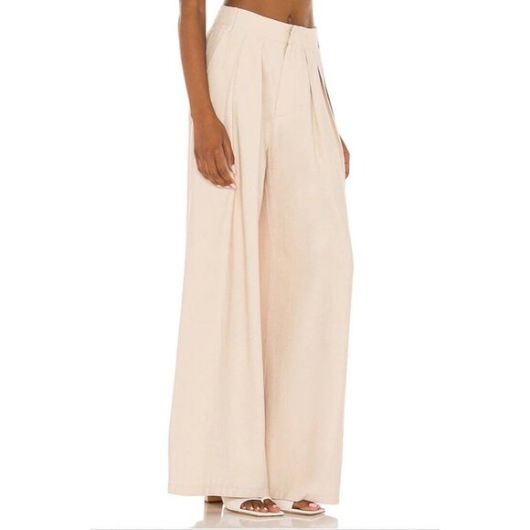 SNDYS Hills Pants Cream Wide Leg - Picture 2 of 4